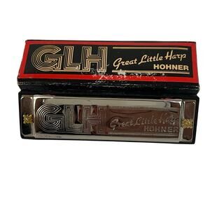 Vintage Hohner Harmonica GLH Great Little Harp C 10 Hole Music